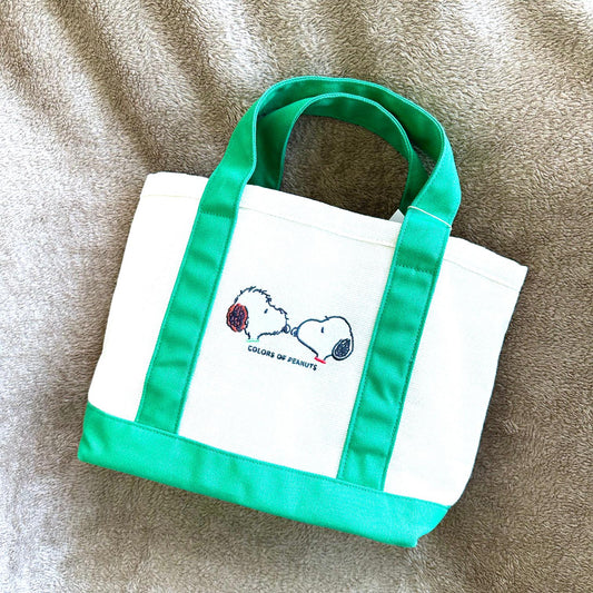 Snooopy實用米色/綠色手抽袋減減減