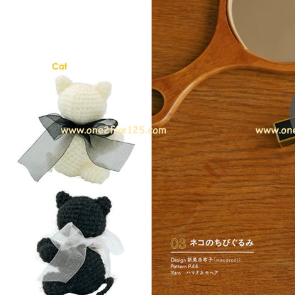 日本鈎針編織書-掌上型可愛動物 1L