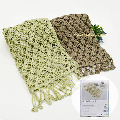 日本披肩鈎針材料包