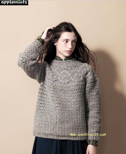 日本鈎針衫圖解書-2025冬季