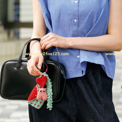 日本鈎針編織書-掌上型可愛動物 1L