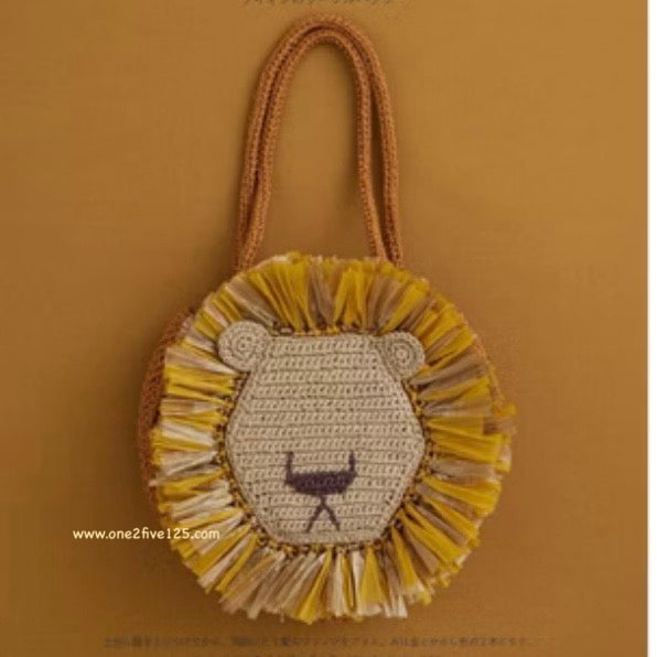 鈎針動物手袋，銀包鈎針編織書