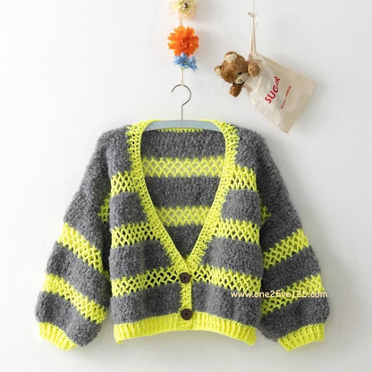 日本鈎針編織書-粗線鈎織衫 D