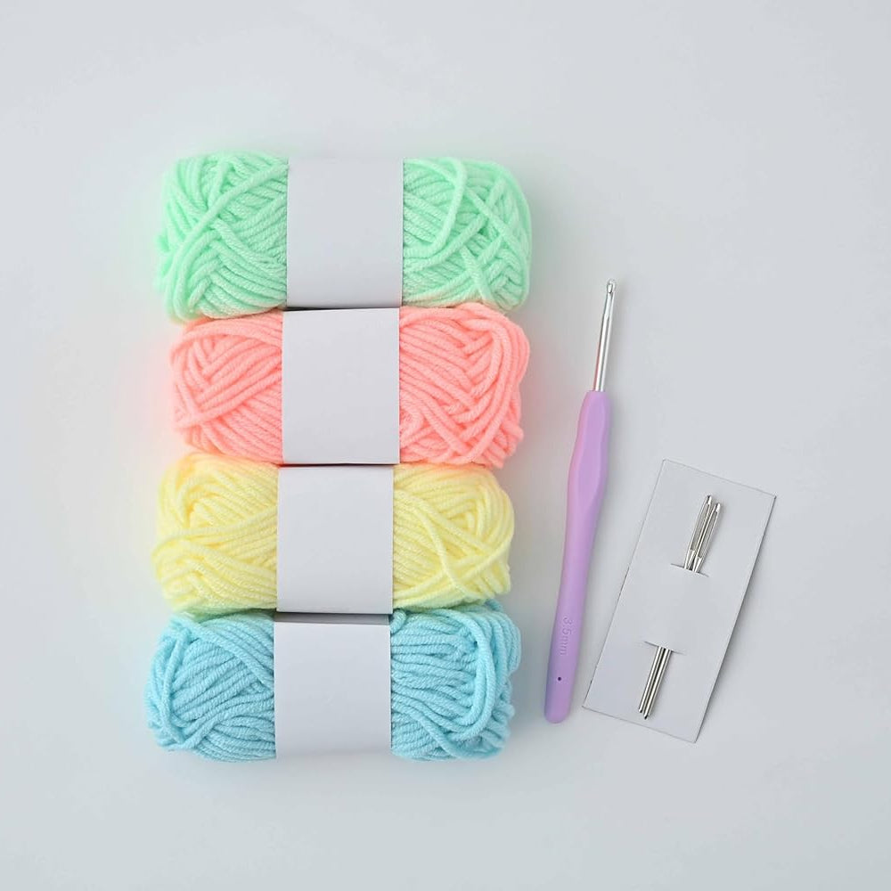 日本鉤針編織入門套書 - 附一套材料包 1v