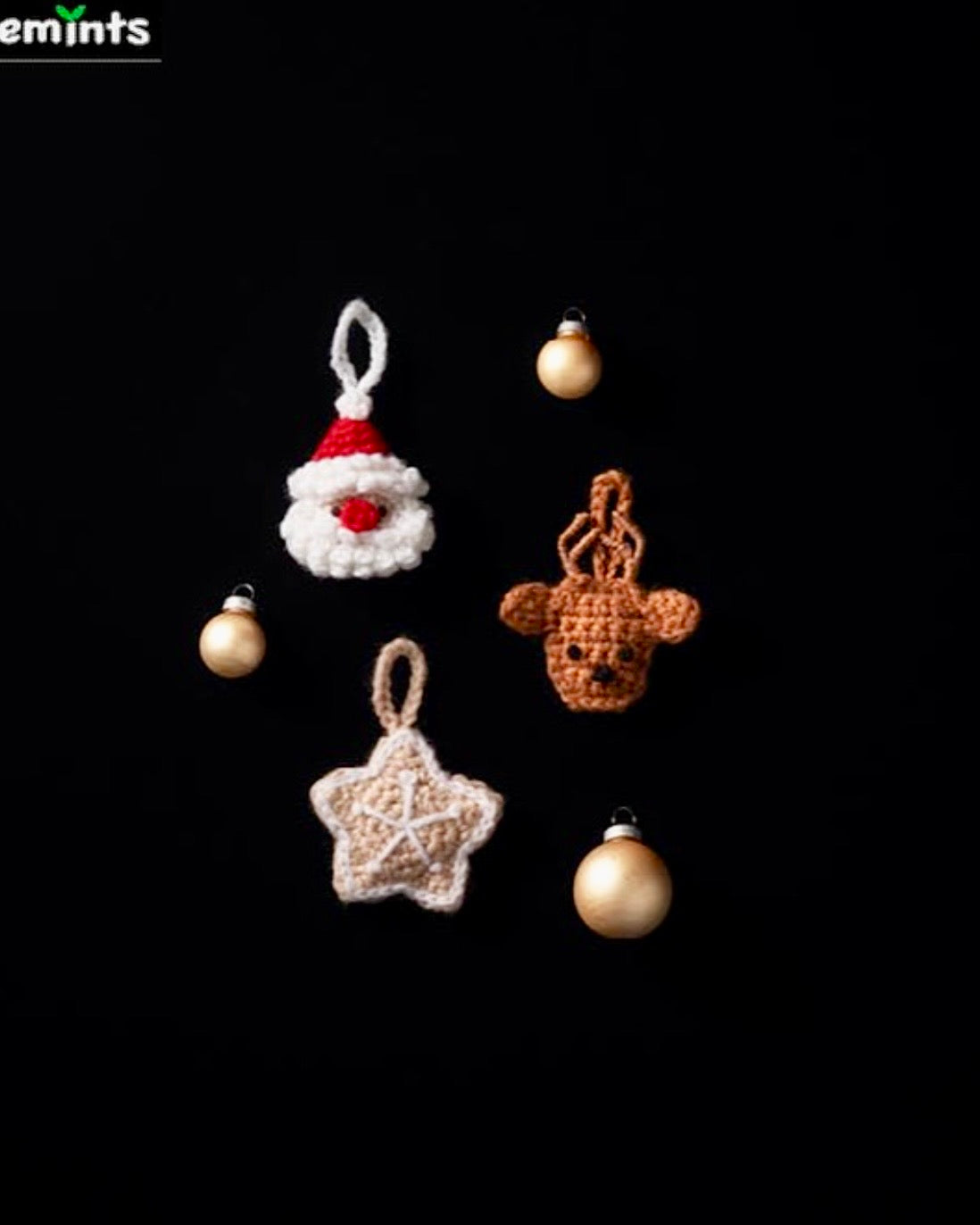 Christmas 聖誕鈎針編織書-小掛飾