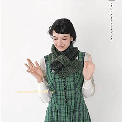 日本編織書 - 鈎針編織帽子/頸巾（男女適用）A