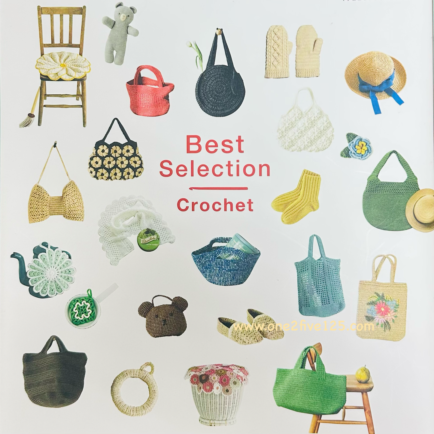 日本鈎針/棒針編織書- 春夏配件＋秋冬冷天小物作品集 1U