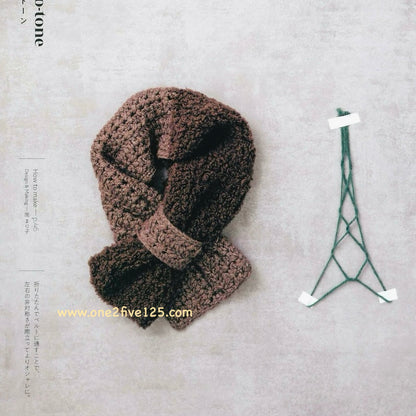 日本編織書 - 鈎針編織帽子/頸巾（男女適用）A