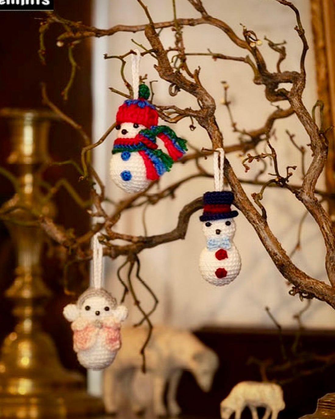 Christmas 聖誕鈎針編織書-小掛飾