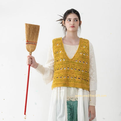 日本鈎針編織書-粗線鈎織衫 D