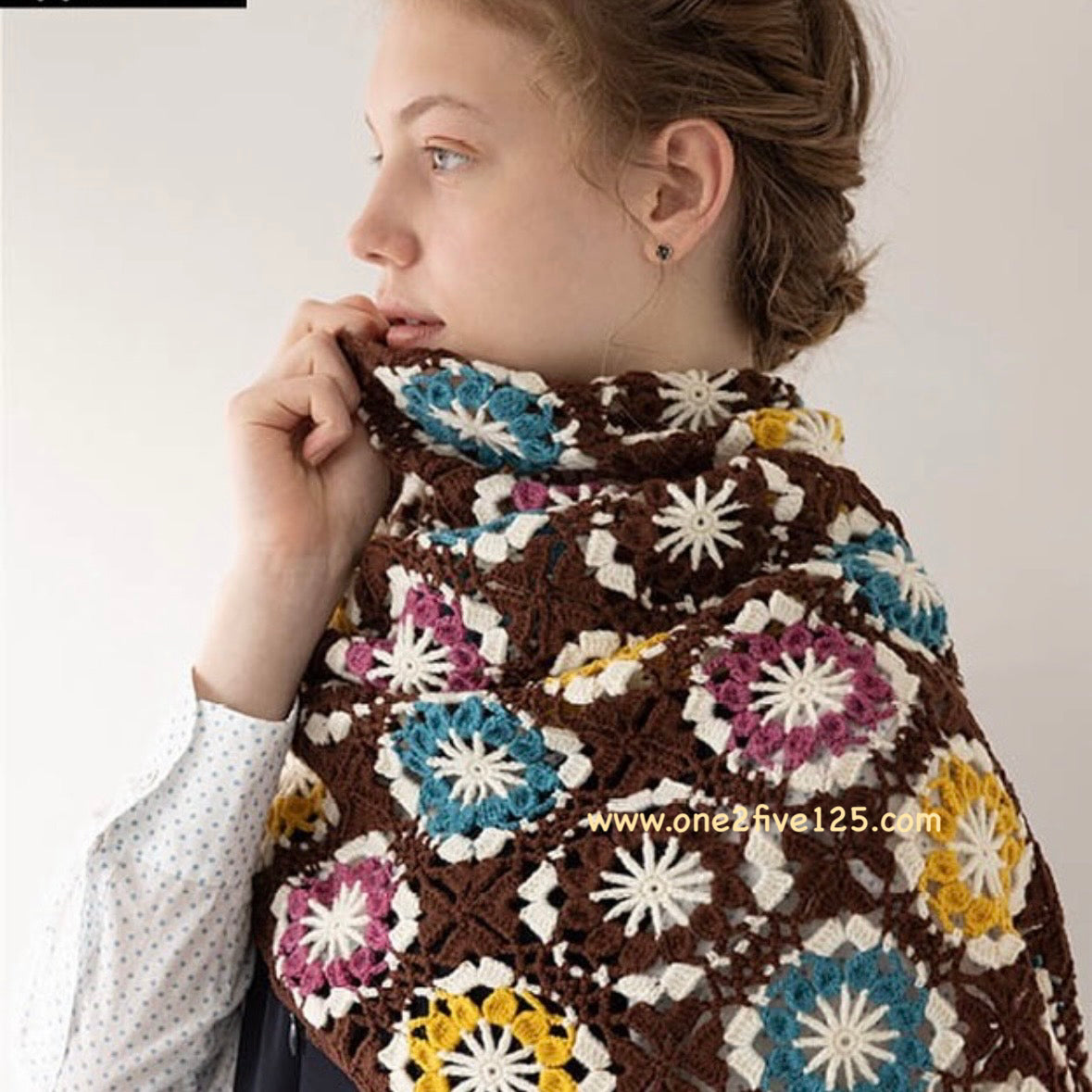 日本鉤針披肩編織書：一年四季都啱用（Crochet Shawl for All Seasons）1j