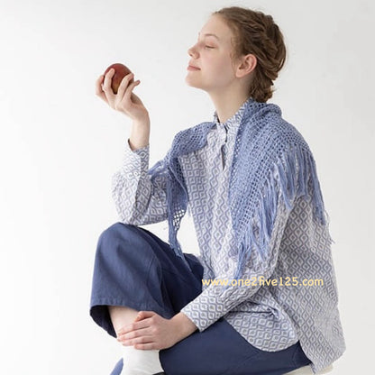 日本鉤針披肩編織書：一年四季都啱用（Crochet Shawl for All Seasons）1j