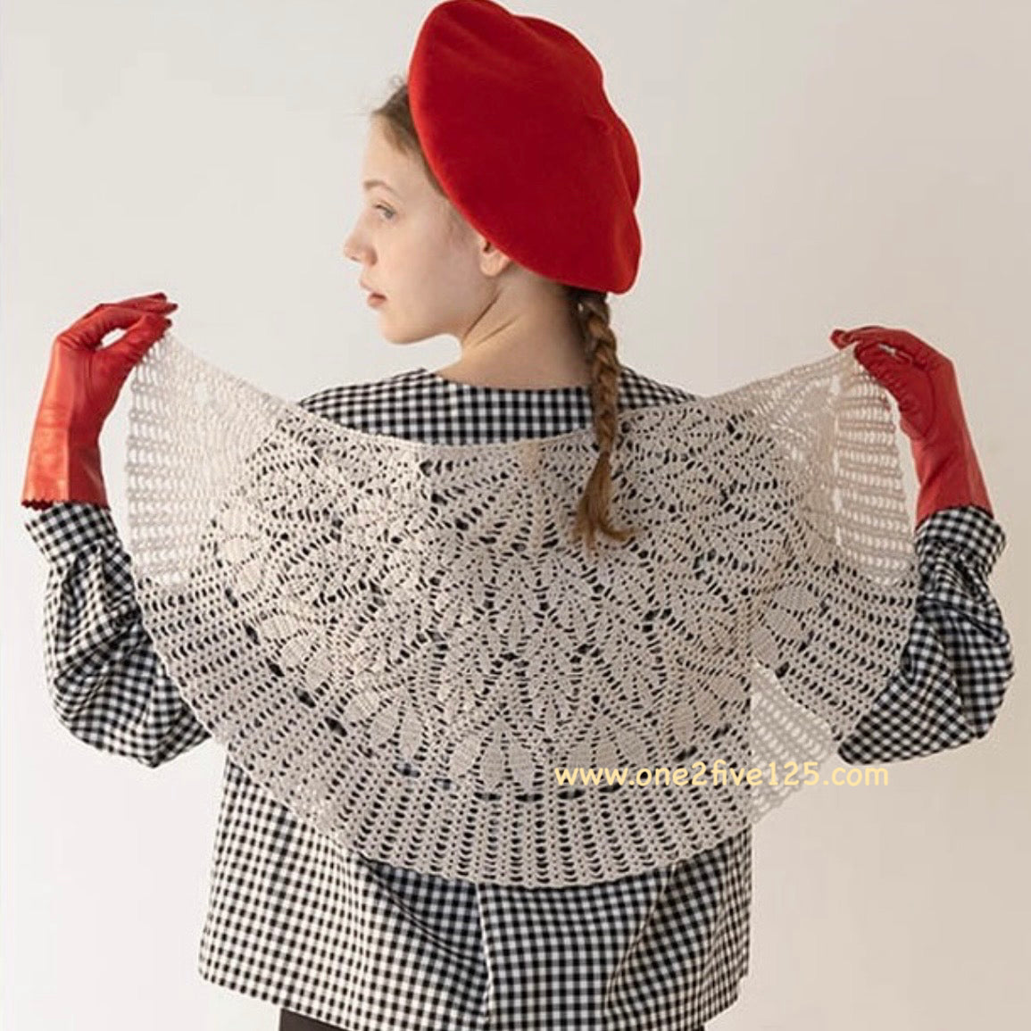 日本鉤針披肩編織書：一年四季都啱用（Crochet Shawl for All Seasons）1j