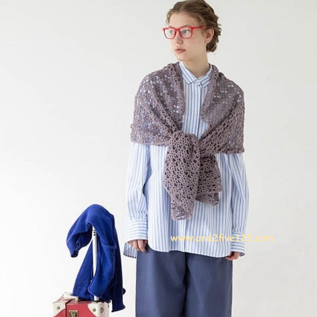 日本鉤針披肩編織書：一年四季都啱用（Crochet Shawl for All Seasons）1j