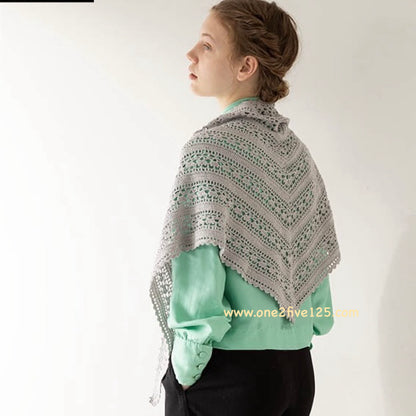 日本鉤針披肩編織書：一年四季都啱用（Crochet Shawl for All Seasons）1j