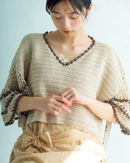 鉤針編織圖解書 - 透感網眼服飾 1r