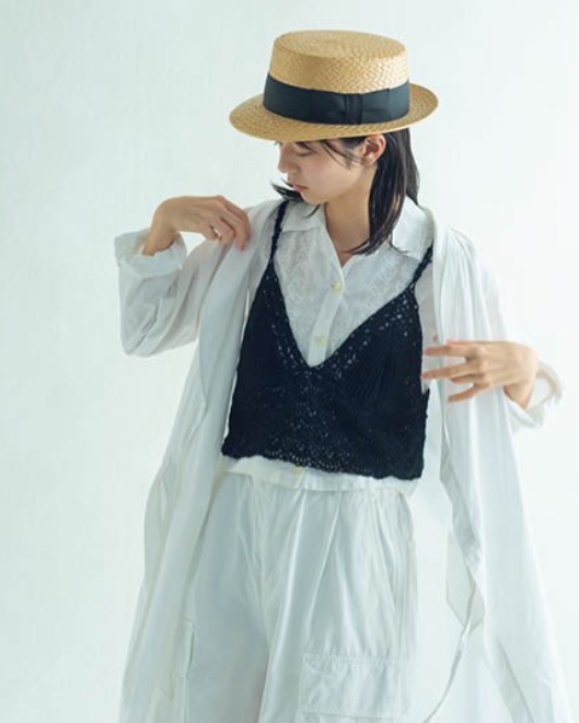 鉤針編織圖解書 - 透感網眼服飾 1r