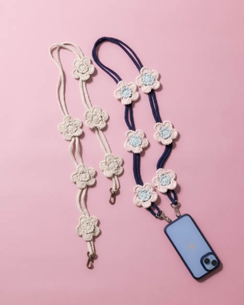 日本鈎織圖解書: 四季可用的鉤針手機掛繩 1s