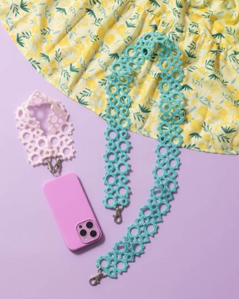 日本鈎織圖解書: 四季可用的鉤針手機掛繩 1s