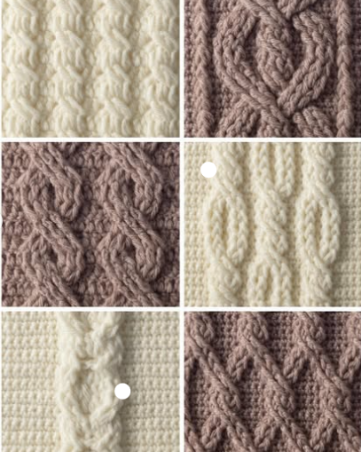 鉤針編織花樣圖解書- 鈎出棒針花樣100  1T