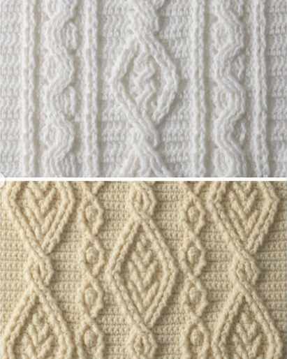 鉤針編織花樣圖解書- 鈎出棒針花樣100  1T