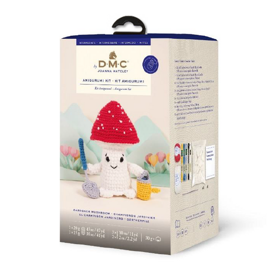 鈎針公仔套裝 -園藝蘑菇 (Amigurumi Gardener mushroom Kit)