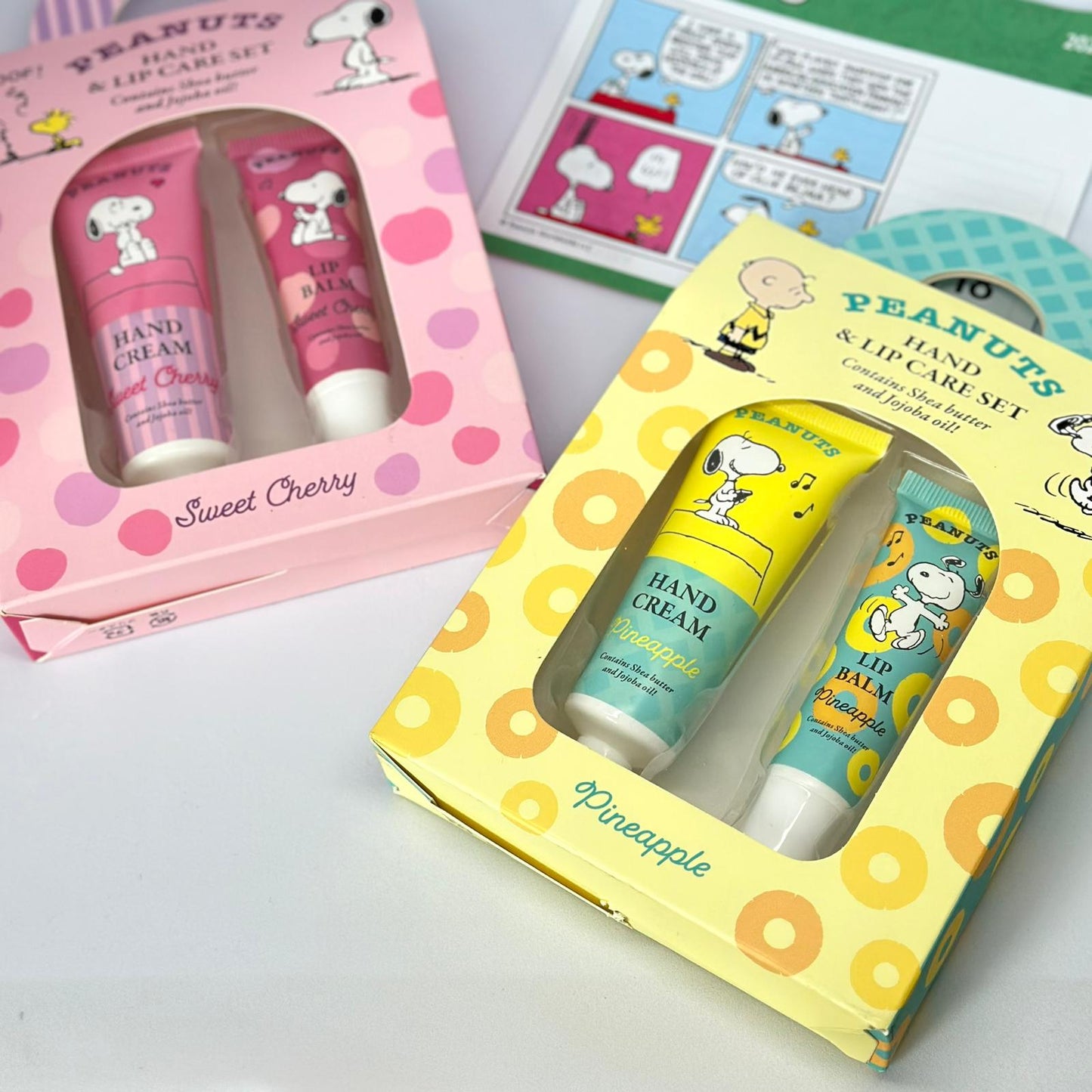 Snoopy Lip and Hand Cream 套裝 - 黃色