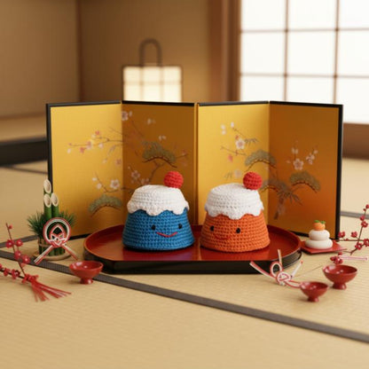 日本鈎針材料包 - 可愛富士山鈎針套裝