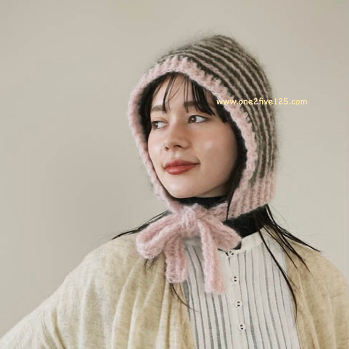 日本棒針鈎針編織書- 可愛針織帽