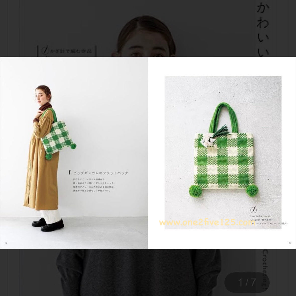 日本鈎針編織書-鉤針&棒針服飾 E