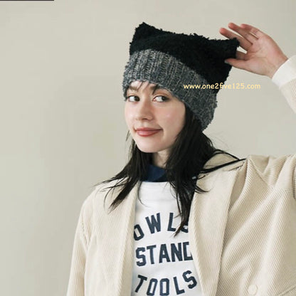 日本棒針鈎針編織書- 可愛針織帽